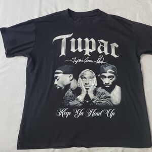 Bravado Black Tupac Graphic Tee